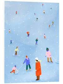 Acrylic print Winter fun - Bea Müller