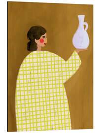 Magnettafel Die Frau mit der Vase