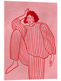 Acrylglasbild Streifenpyjama - Bea Müller