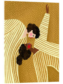 Acrylglasbild Two Line Ladies - Bea Müller