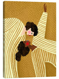 Leinwandbild Two Line Ladies - Bea Müller