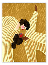 Wandbild Two Line Ladies - Bea Müller