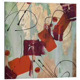 Alubild Rote Resonanz - Lisa Auer