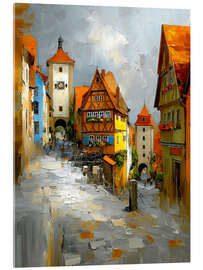 Acrylglasbild Rothenburg ob der Tauber - Peter Roder