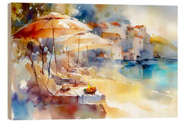 Holzbild Mediterranes Glück - Peter Roder