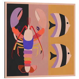 Alubild Abstraktes Meeresleben - ThingDesign