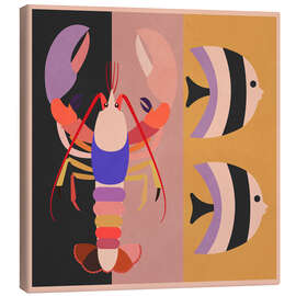 Leinwandbild Abstraktes Meeresleben - ThingDesign