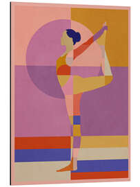 Alubild Abstrakte Yoga-Balance