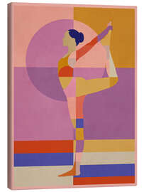 Leinwandbild Abstrakte Yoga-Balance - ThingDesign