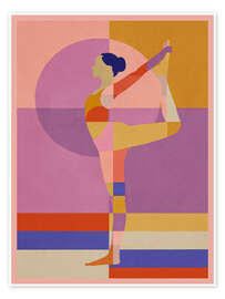 Wandbild Abstrakte Yoga-Balance - ThingDesign