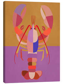 Leinwandbild Abstrakter Hummer II - ThingDesign