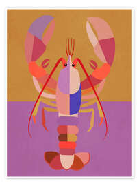 Wandbild Abstrakter Hummer II - ThingDesign