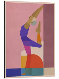 Alubild Abstrakte Yoga-Form - ThingDesign