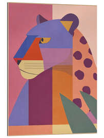 Gallery Print Abstraktes Leopardenporträt