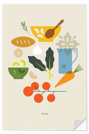 Sticker mural Ribolita - Maja Modén