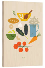 Holzbild Ribolita - Maja Modén