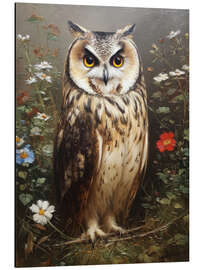 Print på aluminium Owl - DejaReve