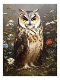 Wandbild Eule - DejaReve