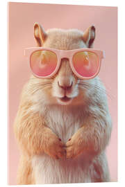 Acrylglasbild PINKISS Kollektion - Das Eichhörnchen