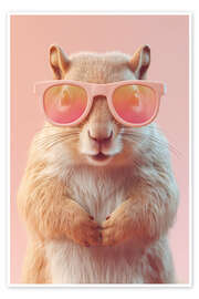 Poster PINKISS Kollektion - Das Eichhörnchen