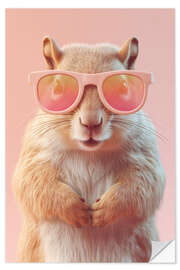 Wandsticker PINKISS Kollektion - Das Eichhörnchen