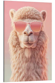 Alubild PINKISS Kollektion - Das Lama