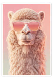 Poster PINKISS Kollektion - Das Lama