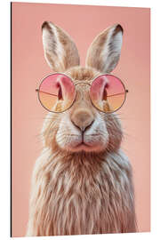 Alubild PINKISS Kollektion - Der Hase