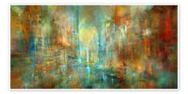 Wandbild Treppe zu tausend Morgendämmerungen - Annette Schmucker