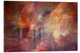 Tableau en verre acrylique Threshold of the Velvet Sun - Annette Schmucker