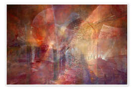 Wandbild Schwelle der Samtsonne - Annette Schmucker