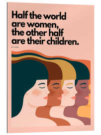 Gallery Print Half the world are women - Efu Nyaki quote