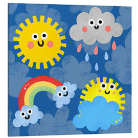 Alubild Wetter-Kinder