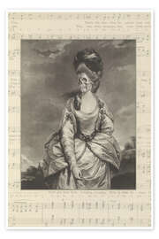 Wandbild Geisterdame