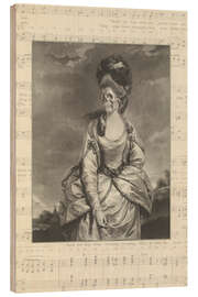 Holzbild Geisterdame