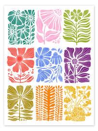 Wandbild Bloom Blocks - Valentina Ramos