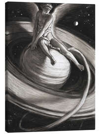 Leinwandbild Der Thron des Saturn - Elihu Vedder