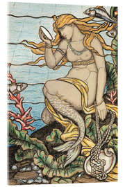 Acrylglasbild Die Meerjungfrau - Elihu Vedder