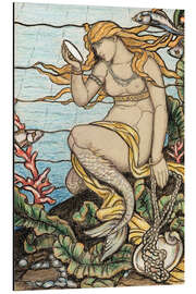 Tableau en aluminium The Mermaid - Elihu Vedder