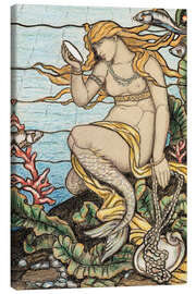 Leinwandbild Die Meerjungfrau - Elihu Vedder