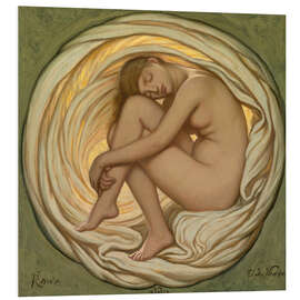 Hartschaumbild Das Herz der Rose