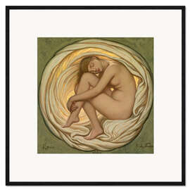 Gerahmter Kunstdruck Das Herz der Rose