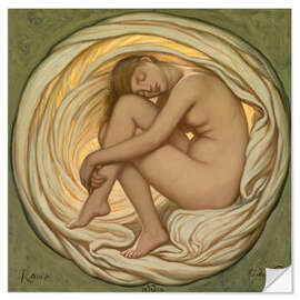 Wandsticker Das Herz der Rose