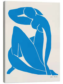 Leinwandbild Sea Blue Nude