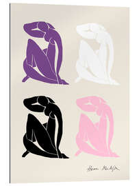 Galleritryk Violet Nude Composition