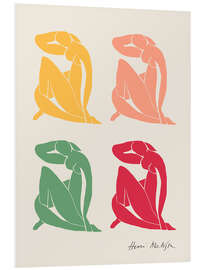 Hartschaumbild Soft Nude Composition - Henri Matisse