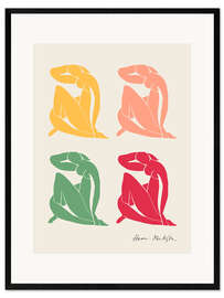 Gerahmter Kunstdruck Soft Nude Composition - Henri Matisse
