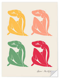 Wandsticker Soft Nude Composition - Henri Matisse