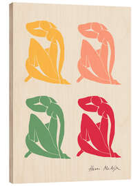 Holzbild Soft Nude Composition - Henri Matisse