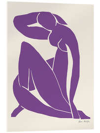 Acrylglasbild Purple Nude